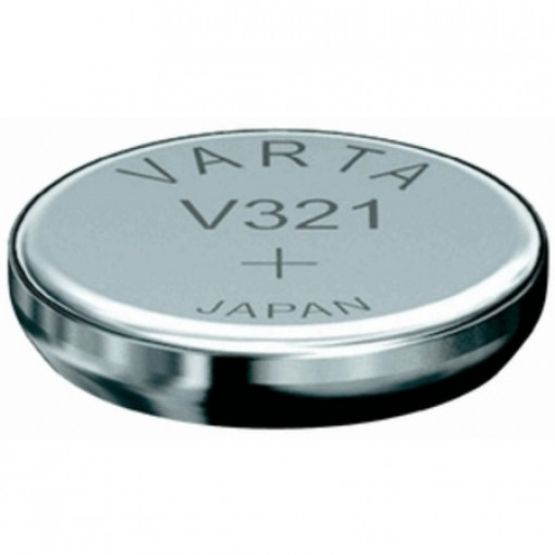 BATT.321: Rayovac sudraba oksīda baterija: Height: 1.65 mm, Diameter: 6.8 mm, 1.55 V, SR616SW 616 SR616