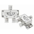 FV2; TV spliters uz 2 5-1000MHz vajinājums 4dB FV2; TV spliters uz 2 5-1000MHz vajinājums 4dB