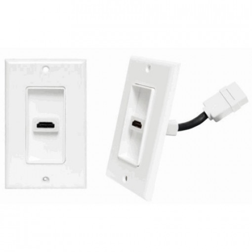 HDMIROZ.L1; HDMI sienas rozete 1x HDMIROZ.L1; HDMI sienas rozete 1x