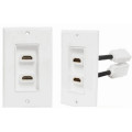 HDMIROZ.L2; HDMI sienas rozete 2x