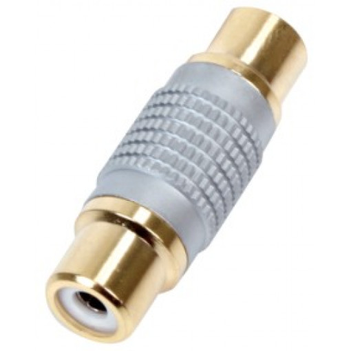 PLLR/R.M; Adapters RCA ligzda uz RCA ligzdu metāla PLLR/R.M; Adapters RCA ligzda uz RCA ligzdu metāla