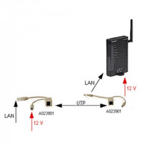 POE.AD5521.SET.W; Barošanas adapters RJ45 un 5.5/2.1mm komplekts 2gb. balts POE.AD5521.SET.W; Barošanas adapters RJ45 un 5.5/2.1mm komplekts 2gb. balts