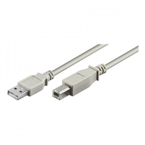 VSSUA/UB.025.HS.B; Vads USB A / USB B spraudņi, 0.25m HS USB2.0 melns