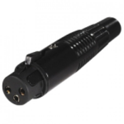 XLR3.VME.L; XLR3 ligzda vadā Melna