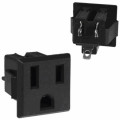 ACC.NEMA5/15.LCH; 115VAC ligzdas šasijas MEMA 5-15 receptacle