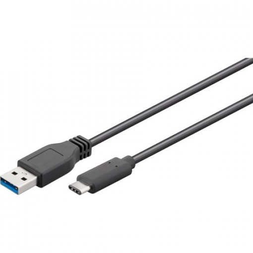 VSSUC3/UA3.3; Vads USB3.0 USB-C™ / USB 3.0 A-tips spraudņi 3.0m 5Gbit/s melns