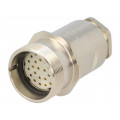 00008979; Connector: M27; ZYLIN; plug; female; soldering; for cable; PIN: 26; LAPP KABEL 00008979; Connector: M27; ZYLIN; plug; female; soldering; for cable; PIN: 26; LAPP KABEL