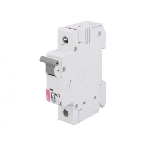 ETIMAT 6 1P B6; Circuit breaker; 230VAC; Inom: 6A; Poles: 1; DIN; Charact: B; 6kA; ETI POLAM