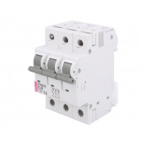 ETIMAT 6 3P B20; Circuit breaker; 400VAC; Inom: 20A; Poles: 3; DIN; Charact: B; 6kA; ETI POLAM