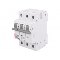 ETIMAT 6 3P B25; Circuit breaker; 400VAC; Inom: 25A; Poles: 3; DIN; Charact: B; 6kA; ETI POLAM