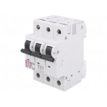 ETIMAT 10 3P C25; Circuit breaker; 400VAC; Inom: 25A; Poles: 3; DIN; Charact: C; 10kA; ETI POLAM