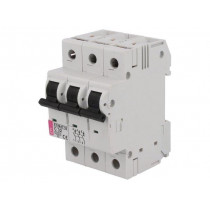 ETIMAT 10 3P C32; Circuit breaker; 400VAC; Inom: 32A; Poles: 3; DIN; Charact: C; 10kA; ETI POLAM