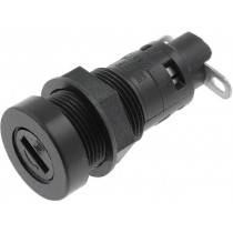 0031.1081; Fuse holder; cylindrical fuses; 5x20mm; 10A; Mounting: on panel; SCHURTER 0031.1081; Fuse holder; cylindrical fuses; 5x20mm; 10A; Mounting: on panel; SCHURTER