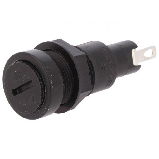 0031.1351; Fuse holder; cylindrical fuses; 5x20mm; 10A; Mounting: on panel; SCHURTER 0031.1351; Fuse holder; cylindrical fuses; 5x20mm; 10A; Mounting: on panel; SCHURTER