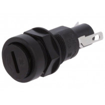 0031.1381; Fuse holder; cylindrical fuses; 5x20mm; 10A; Mounting: on panel; SCHURTER 0031.1381; Fuse holder; cylindrical fuses; 5x20mm; 10A; Mounting: on panel; SCHURTER