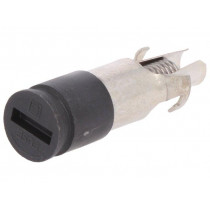 0031.1663; Adapter; cylindrical fuses; 5x20mm; 10A; -40÷85°C; Colour: black; SCHURTER 0031.1663; Adapter; cylindrical fuses; 5x20mm; 10A; -40÷85°C; Colour: black; SCHURTER