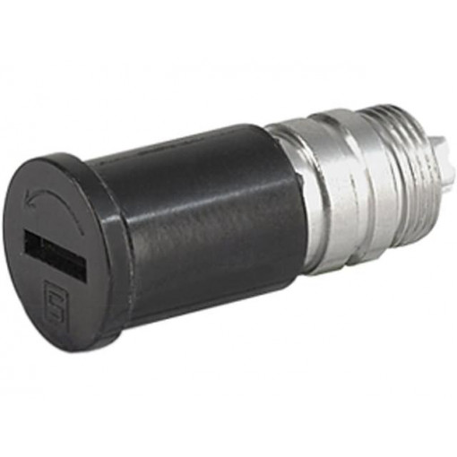 0031.2323; Adapter; cylindrical fuses; 5x20mm; 16A; -40÷85°C; Colour: black; SCHURTER