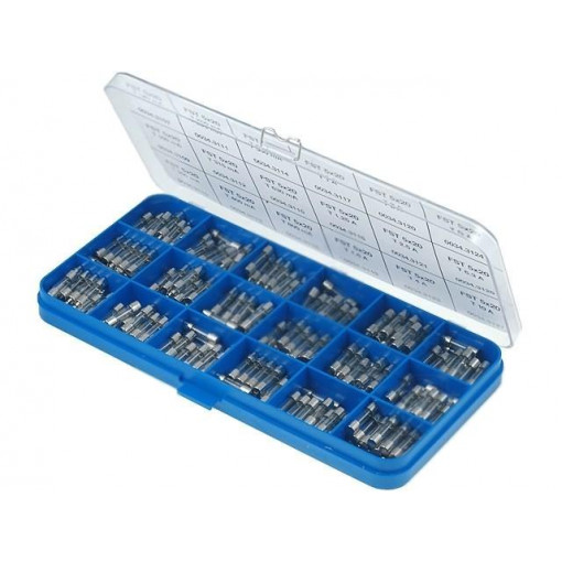 0034.9857; Kit contents: fuses; fuse; 5x20mm; Range of val: 0,1A÷10A; 195pcs.; SCHURTER 0034.9857; Kit contents: fuses; fuse; 5x20mm; Range of val: 0,1A÷10A; 195pcs.; SCHURTER
