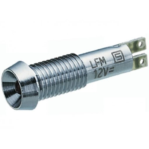 0035.0609; Indicator: LED; recessed; 24VDC; Cutout: Ø8.4mm; IP67; connectors; SCHURTER