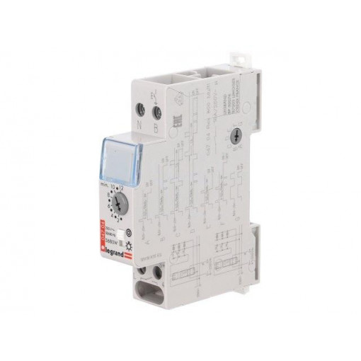 WS 312; Staircase timer; IP20; 230VAC; SPST-NO; DIN; Range: 30s÷12min; LEGRAND