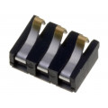 009155003201006; Connector: battery; ways: 3; gold-plated; 2.5mm; AVX