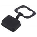 0098.0105; Connector accessories: protection cover; 4761; Colour: black; SCHURTER