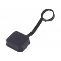 0098.0106; Connector accessories: protection cover; 4762; Colour: black; SCHURTER