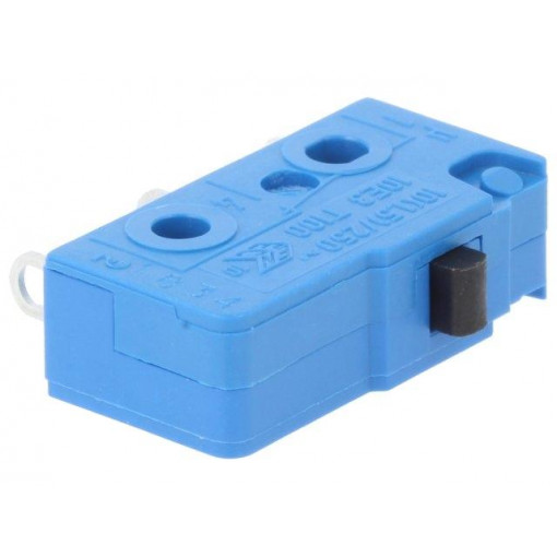 01050.0103; Microswitch SNAP ACTION; SPDT; 10A/250VAC; Rcont max: 100mΩ; IP40; Marquardt 01050.0103; Microswitch SNAP ACTION; SPDT; 10A/250VAC; Rcont max: 100mΩ; IP40; Marquardt