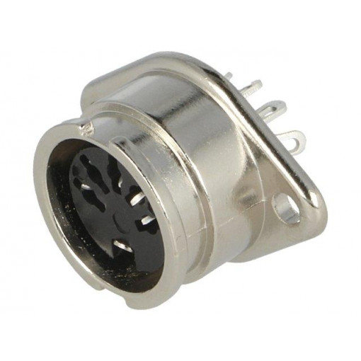 0107 05; Socket; DIN; female; PIN: 5; Layout: 180°; straight; soldering; LUMBERG