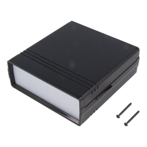 011.9; Enclosure: with panel; CAB; X: 129mm; Y: 134mm; Z: 47mm; ABS; black; TEKO 011.9; Enclosure: with panel; CAB; X: 129mm; Y: 134mm; Z: 47mm; ABS; black; TEKO