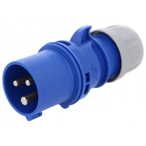 013-6; Connector: AC supply; plug; male; 16A; 230VAC; IEC 60309; IP44; PCE 013-6; Connector: AC supply; plug; male; 16A; 230VAC; IEC 60309; IP44; PCE