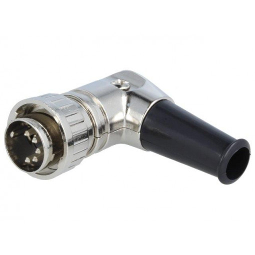 0134 05; Plug; DIN; male; with strain relief; PIN: 5; Layout: 180°; for cable; LUMBERG
