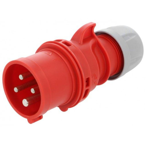 014-6; Connector: AC supply 3-phase; plug; male; 16A; 400VAC; IEC 60309; PCE