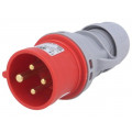 014-6TT; Connector: AC supply 3-phase; plug; male; 16A; 400VAC; IEC 60309; PCE 014-6TT; Connector: AC supply 3-phase; plug; male; 16A; 400VAC; IEC 60309; PCE