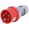 015-6TT; Connector: AC supply 3-phase; plug; male; 16A; 400VAC; IEC 60309; PCE 015-6TT; Connector: AC supply 3-phase; plug; male; 16A; 400VAC; IEC 60309; PCE