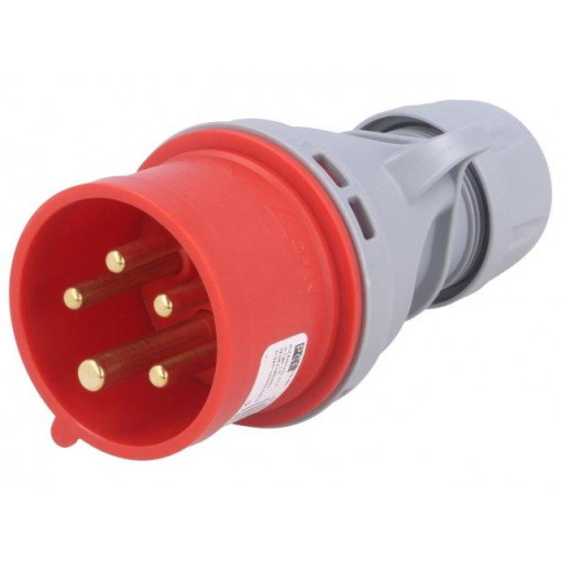 015-6TT; Connector: AC supply 3-phase; plug; male; 16A; 400VAC; IEC 60309; PCE 015-6TT; Connector: AC supply 3-phase; plug; male; 16A; 400VAC; IEC 60309; PCE