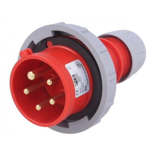 0152-6; Connector: AC supply 3-phase; plug; male; 16A; 400VAC; IEC 60309; PCE 0152-6; Connector: AC supply 3-phase; plug; male; 16A; 400VAC; IEC 60309; PCE