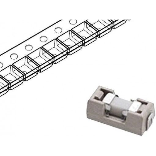 0154.500DR; Fuse: fuse; ultra rapid; 500mA; 125VAC; 125VDC; SMD; ceramic; LITTELFUSE