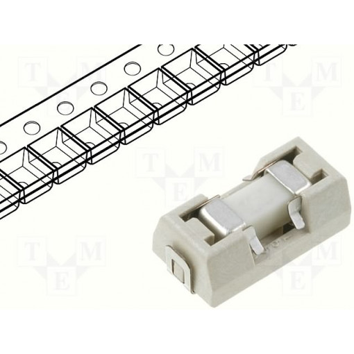 0154001.DRT; Fuse: fuse; time-lag; 1A; 125VAC; 125VDC; SMD; ceramic; 9,9x3,8x5mm; LITTELFUSE