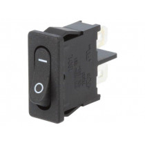 01901.1103; ROCKER; SPST; Pos: 2; ON-OFF; 6A/250VAC; IP40; 100mΩ; UL94V-2; copper; Marquardt