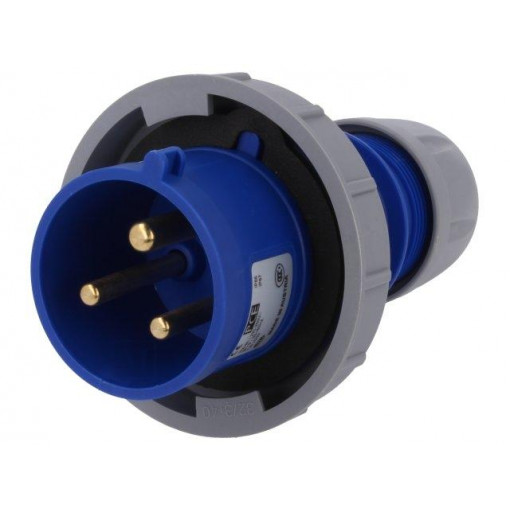 0232-6; Connector: AC supply; plug; male; 32A; 230VAC; IEC 60309; IP67; PCE 0232-6; Connector: AC supply; plug; male; 32A; 230VAC; IEC 60309; IP67; PCE