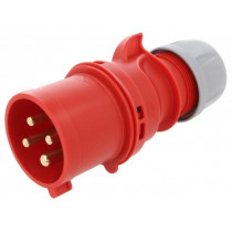 024-6; Connector: AC supply 3-phase; plug; male; 32A; 400VAC; IEC 60309; PCE 024-6; Connector: AC supply 3-phase; plug; male; 32A; 400VAC; IEC 60309; PCE