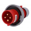 0242-6; Connector: AC supply 3-phase; plug; male; 32A; 400VAC; IEC 60309; PCE 0242-6; Connector: AC supply 3-phase; plug; male; 32A; 400VAC; IEC 60309; PCE