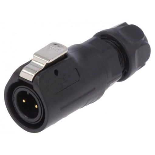 0250 02; Plug; Connector: circular; size 12; 02; male; PIN: 2; with latch; LUMBERG 0250 02; Plug; Connector: circular; size 12; 02; male; PIN: 2; with latch; LUMBERG