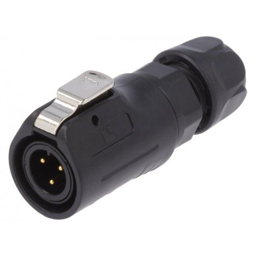0250 03; Plug; Connector: circular; size 12; 02; male; PIN: 3; with latch; LUMBERG 0250 03; Plug; Connector: circular; size 12; 02; male; PIN: 3; with latch; LUMBERG