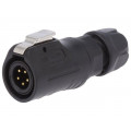 0250 05; Plug; Connector: circular; size 12; 02; male; PIN: 5; with latch; LUMBERG 0250 05; Plug; Connector: circular; size 12; 02; male; PIN: 5; with latch; LUMBERG
