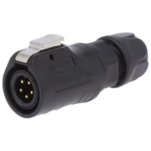 0250 05; Plug; Connector: circular; size 12; 02; male; PIN: 5; with latch; LUMBERG 0250 05; Plug; Connector: circular; size 12; 02; male; PIN: 5; with latch; LUMBERG