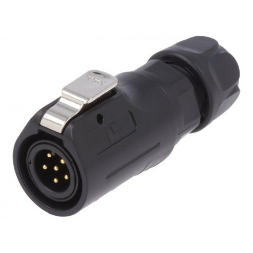 0250 06; Plug; Connector: circular; size 12; 02; male; PIN: 6; with latch; LUMBERG 0250 06; Plug; Connector: circular; size 12; 02; male; PIN: 6; with latch; LUMBERG