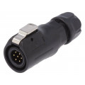 0250 07; Plug; Connector: circular; size 12; 02; male; PIN: 7; with latch; LUMBERG 0250 07; Plug; Connector: circular; size 12; 02; male; PIN: 7; with latch; LUMBERG