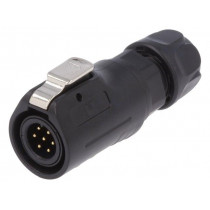 0250 07; Plug; Connector: circular; size 12; 02; male; PIN: 7; with latch; LUMBERG 0250 07; Plug; Connector: circular; size 12; 02; male; PIN: 7; with latch; LUMBERG